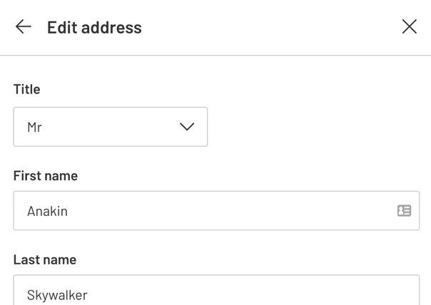 Gift card and payment method selection in checkout